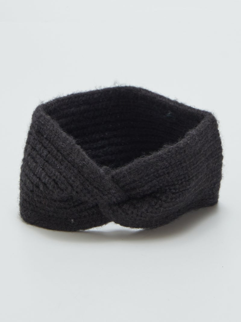 Bandeau pour les cheveux Noir - Kiabi