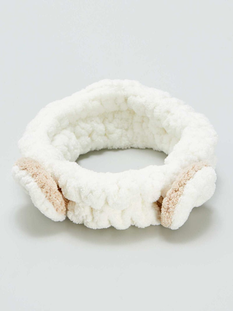 Bandeau protège oreilles Blanc - Kiabi