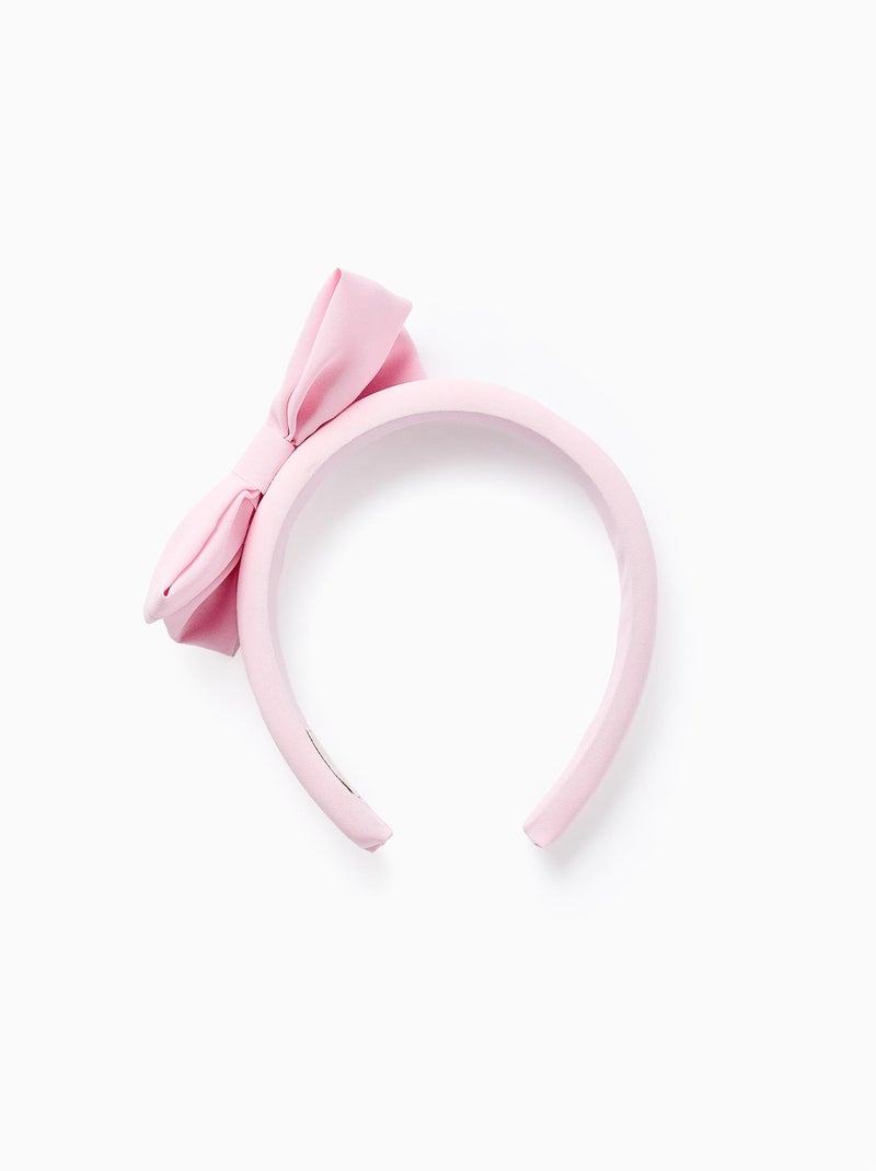 Bandeau Rembourré avec Nœud Rose clair - Kiabi