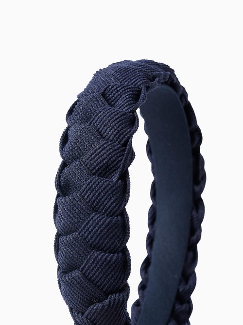 Bandeau Tressé en Velours Côtelé - Kiabi