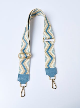 Bandoulière tissée chevrons pour sac à main
