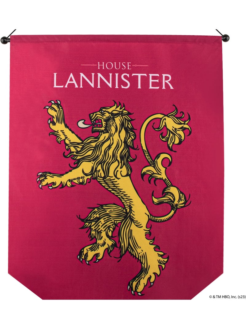 Bannière murale Lannister - Game of Thrones Rouge - Kiabi