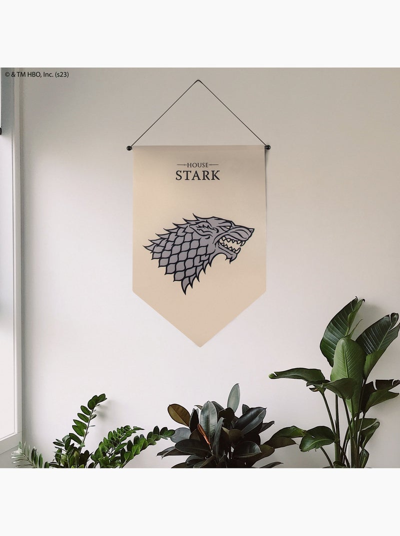 Bannière murale Stark - Game of Thrones Gris - Kiabi