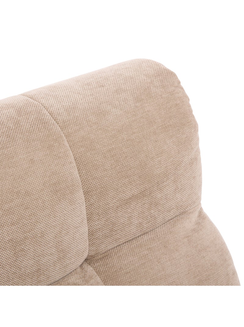 Banquette 2 places en chenille Beige - Kiabi