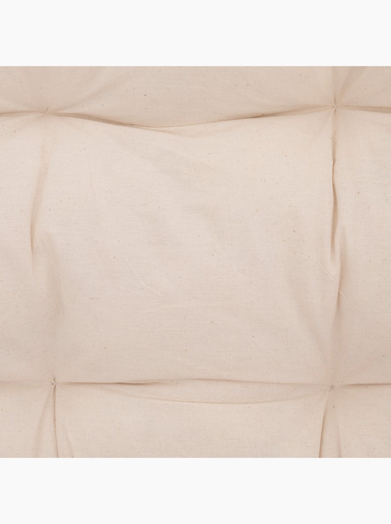 Banquette 2 places en rotin Blanc - Kiabi