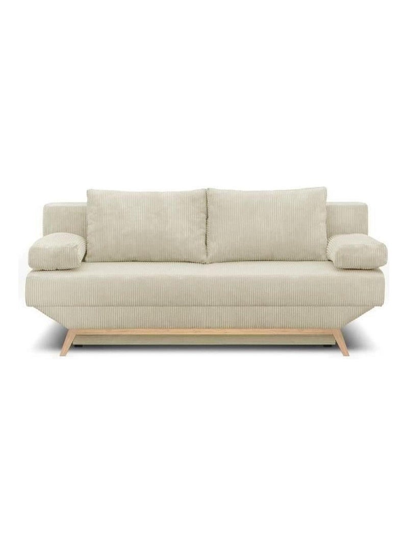 Banquette convertible 3 places - Coffre de - AUCUNE Beige - Kiabi