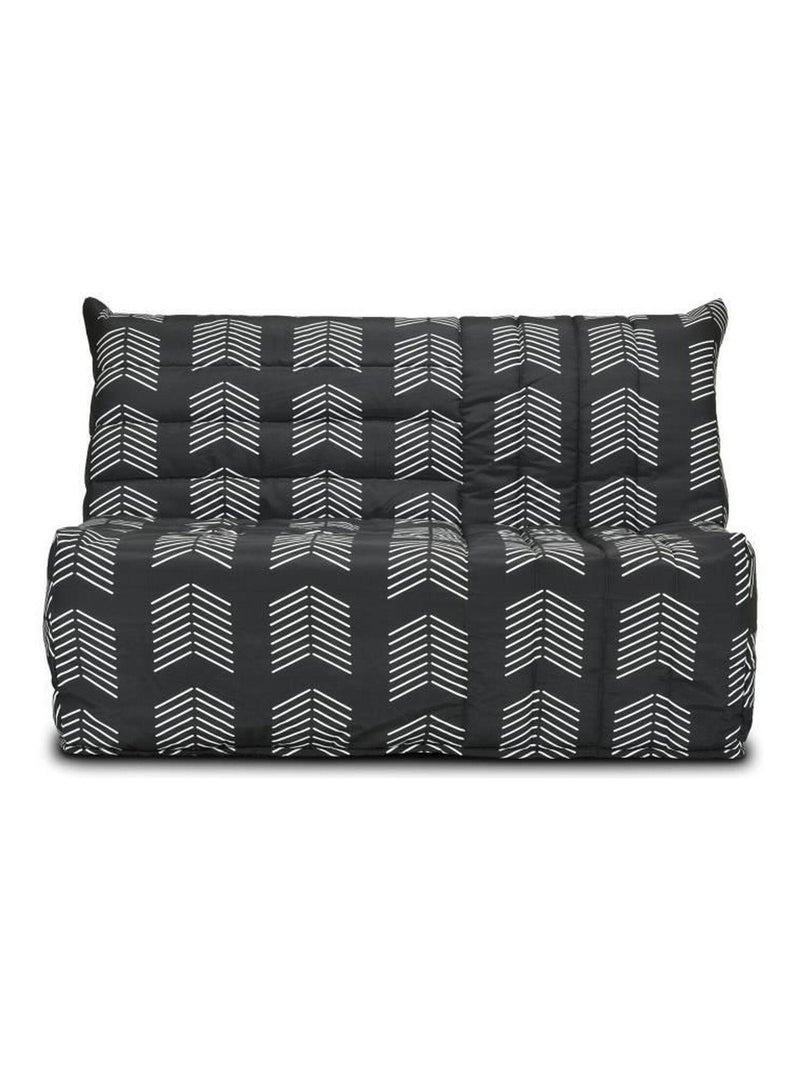 Banquette convertible tissu chevrons - Couchage - Gruhier Multicolore - Kiabi