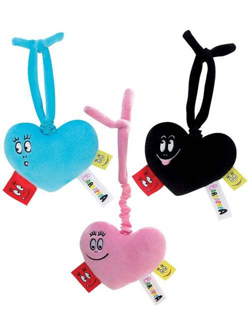 Barbapapa Lot De 3 Doudous Cœur Vibrant Peluche A Suspendre - Kiabi