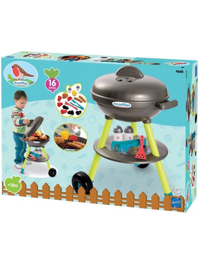 Barbecue Charbon - Ecoiffier Multicolore - Kiabi
