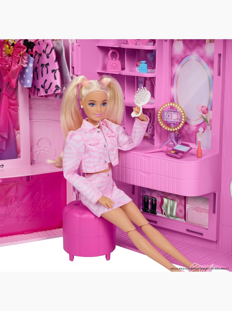 Barbie - armoire deluxe style Rose - Kiabi