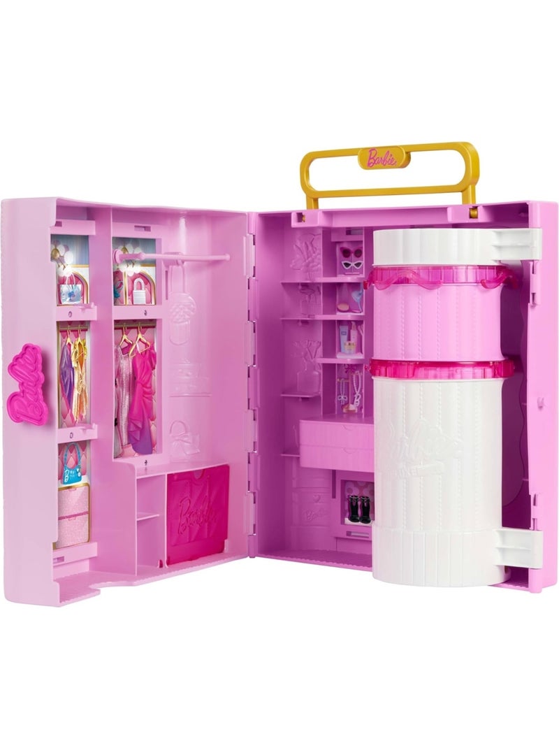 Barbie - armoire deluxe style Rose - Kiabi