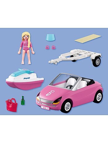 Barbie - Cabriolet & scooter de mer