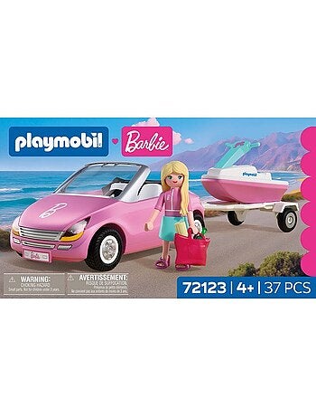 Barbie - Cabriolet & scooter de mer