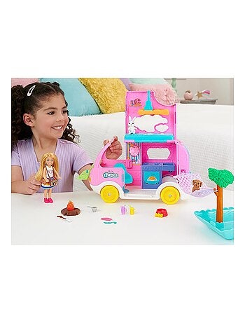 Barbie - Coffret Barbie Camping-Car De Chelsea