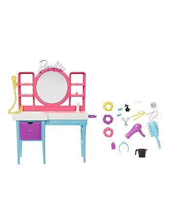 Barbie - Coffret salon de coiffure