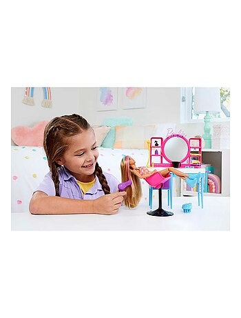 Barbie - Coffret salon de coiffure
