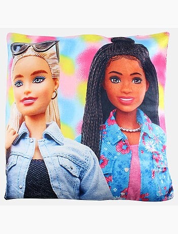 Barbie - coussin carré imprimé, décoration de chambre