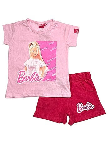 Barbie - Ensemble ​​T-shirt short Imprimé Barbie