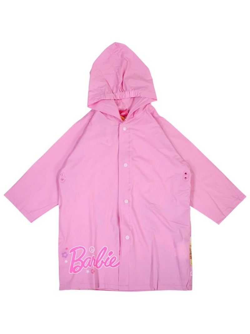 Barbie - Impermeable imprimé Barbie Rose - Kiabi