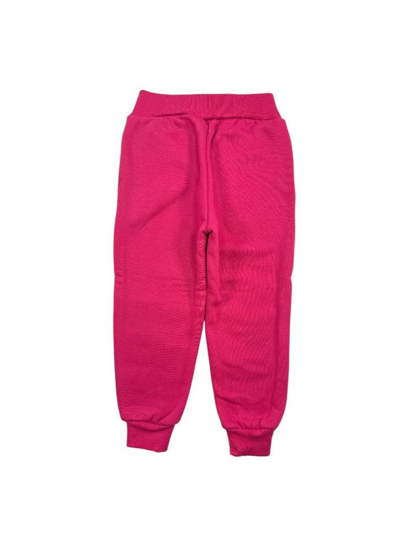Barbie - Pantalon de jogging décontracté fille Rose fushia - Kiabi