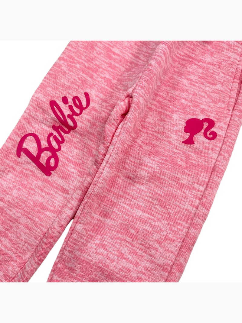 Barbie - Pantalon de jogging fille Rose - Kiabi
