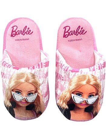 Barbie - Pantoufle fille Barbie Rose