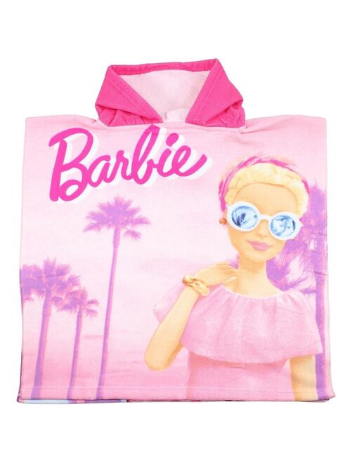 Barbie - Poncho fille imprimé Barbie - Kiabi