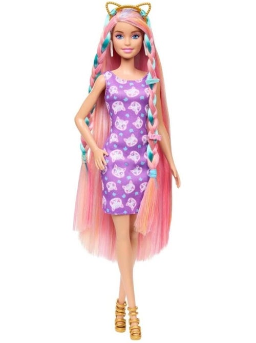 Barbie - Poupée avec cheveux blonds colorés - Kiabi