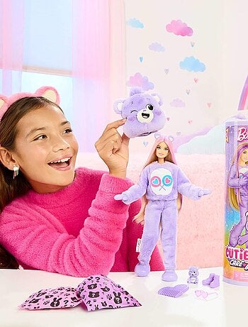 Barbie - Poupée Cutie Reveal Bisounours