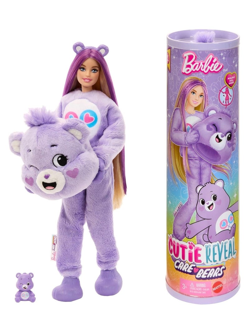 Barbie - Poupée Cutie Reveal Bisounours Violet - Kiabi