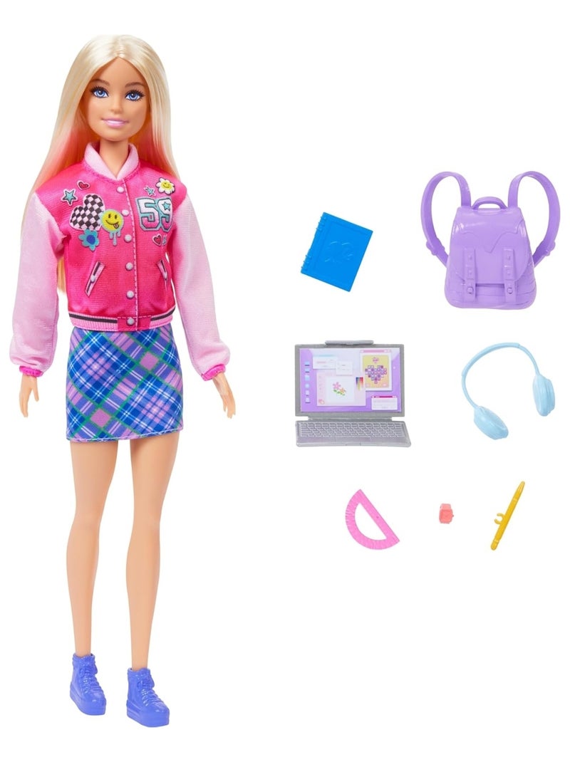 Barbie - Poupée étudiante Rose - Kiabi