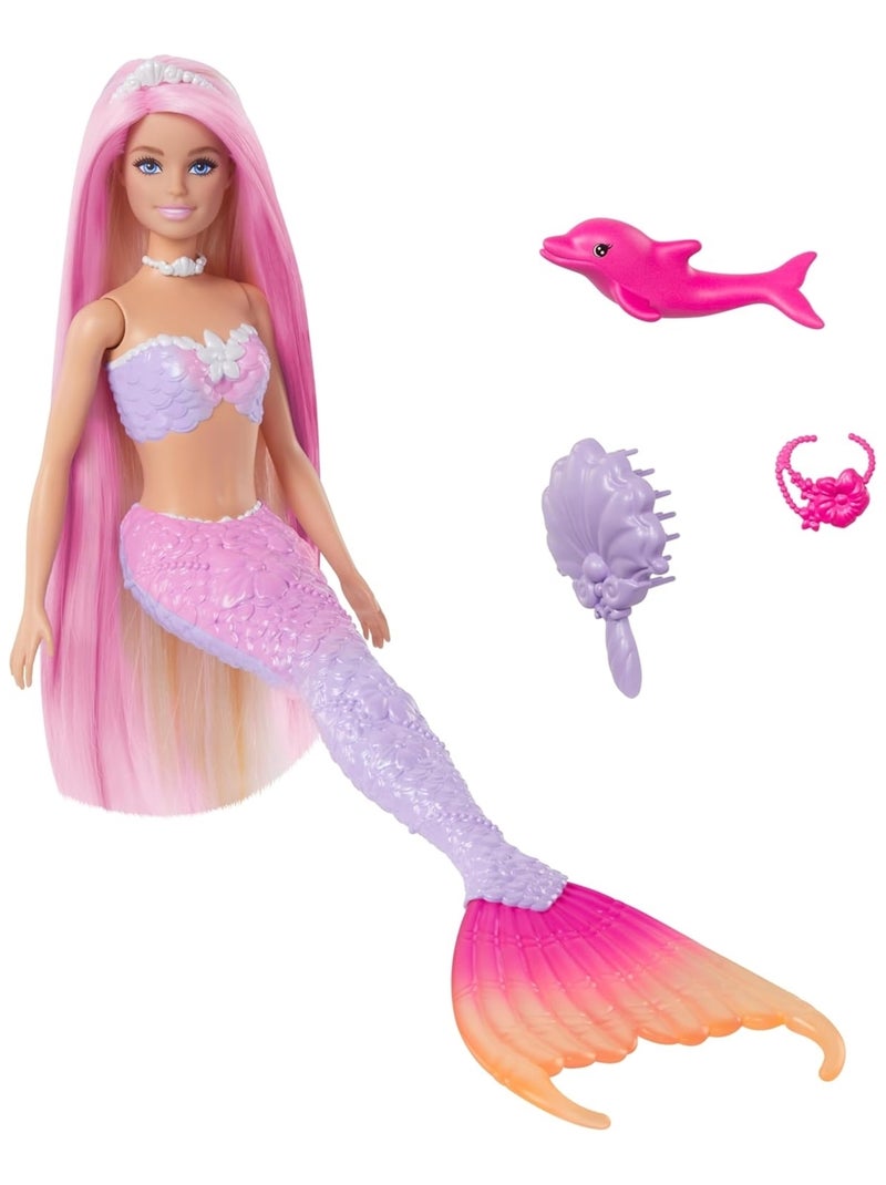 Barbie - Poupée sirène Rose - Kiabi