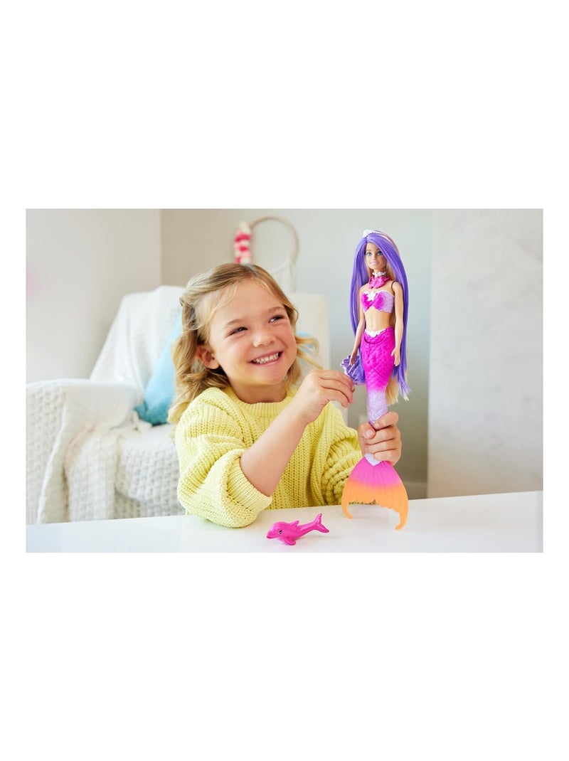 Barbie - Poupée sirène Rose - Kiabi