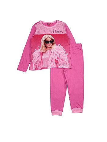 Barbie - Pyjama coton fille avec imprimé