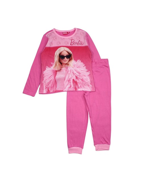 Barbie - Pyjama coton fille avec imprimé - Kiabi
