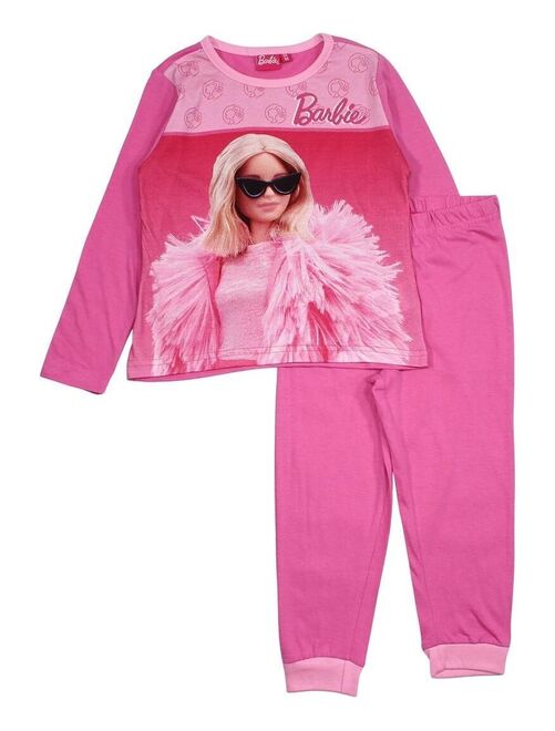 Barbie - Pyjama imprimé Barbie en coton - Kiabi