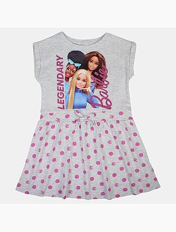 Barbie - Robe fille avec motifs rond