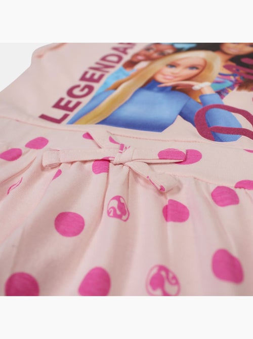 Barbie - Robe fille avec motifs rond - Kiabi
