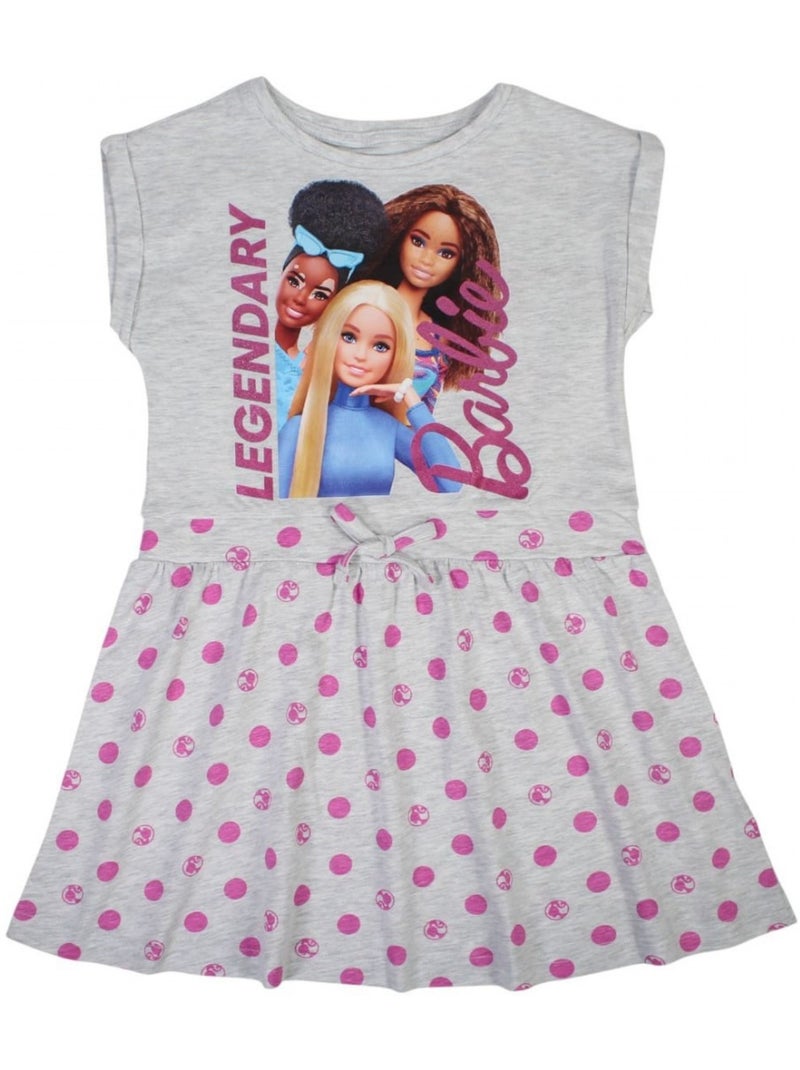 Barbie - Robe Fille Barbie Gris - Kiabi