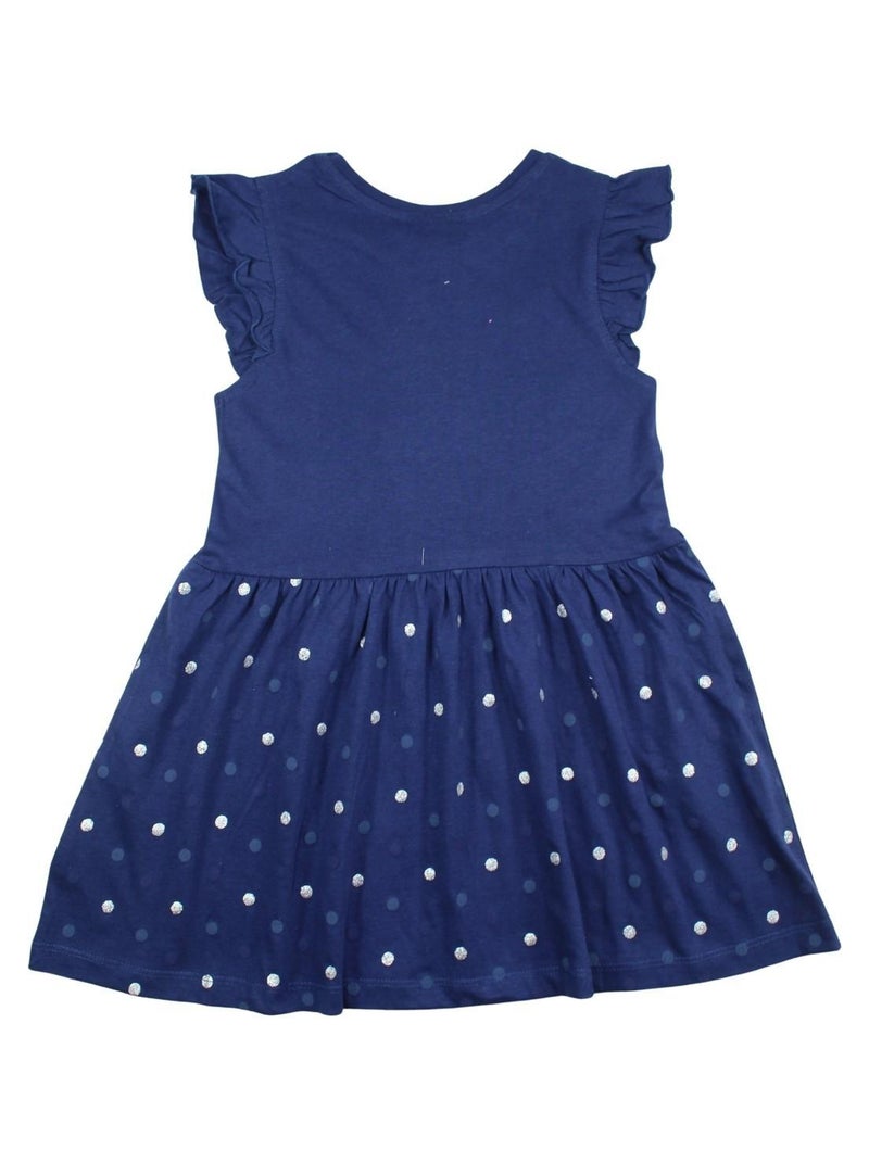 Barbie - Robe imprimé Barbie en coton Bleu marine - Kiabi
