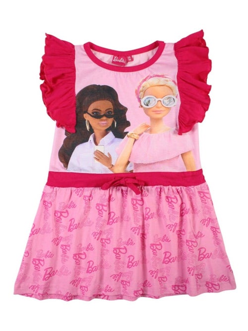 Barbie - Robe imprimé Barbie en coton - Kiabi