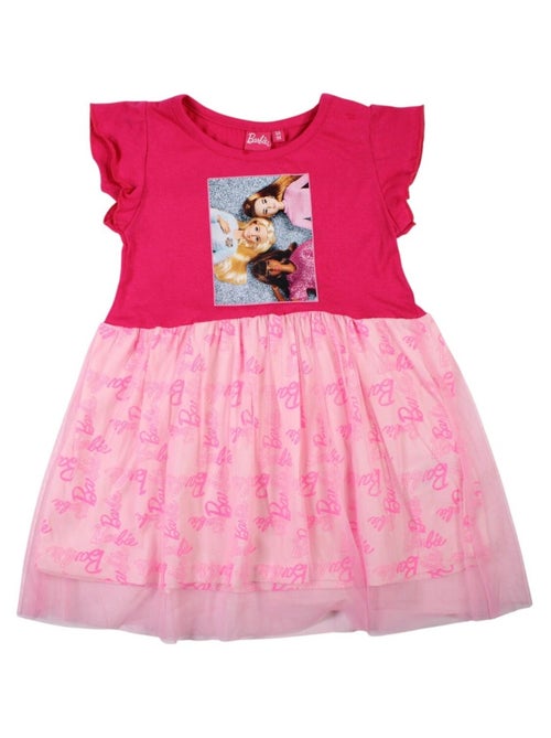 Barbie - Robe imprimé Barbie en coton - Kiabi