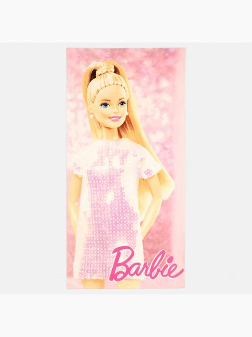 Barbie - Serviette de plage fille avec personnage - Kiabi