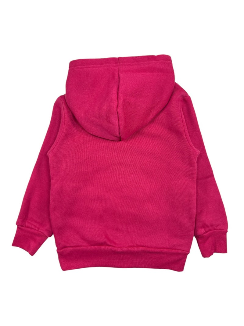 Barbie - Sweat à capuche fille Rose fushia - Kiabi