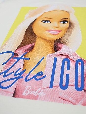 Barbie - T-shirt imprimé Barbie en coton