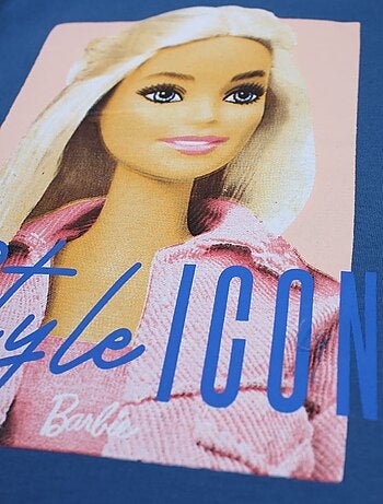Barbie - T-shirt imprimé Barbie en coton