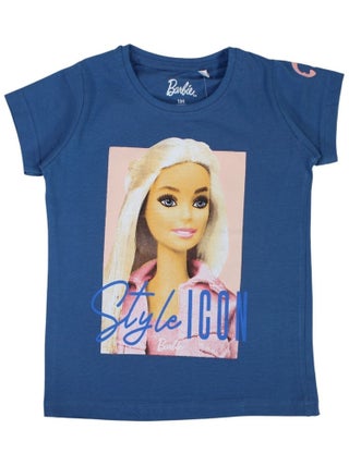Barbie - T-shirt imprimé Barbie en coton