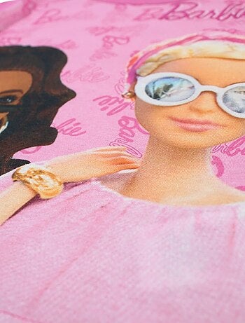 Barbie - T-shirt imprimé Barbie en coton