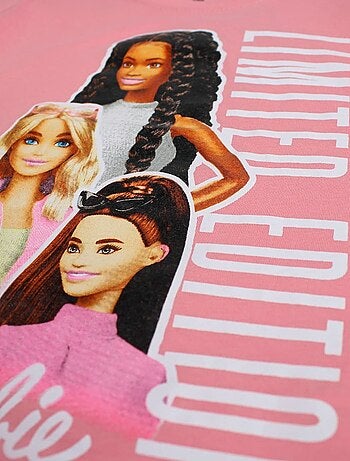 Barbie - T-shirt imprimé Barbie en coton