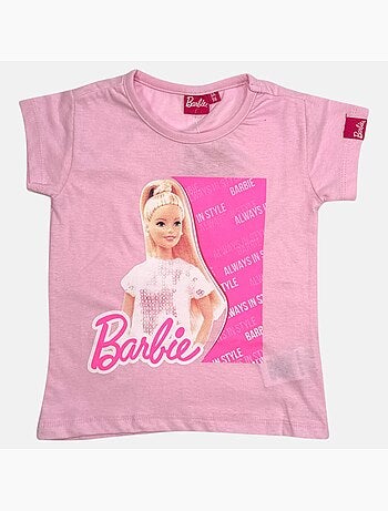 Barbie - T-shirt manches courtes avec short